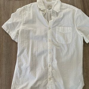 J crew white slim shirt small
